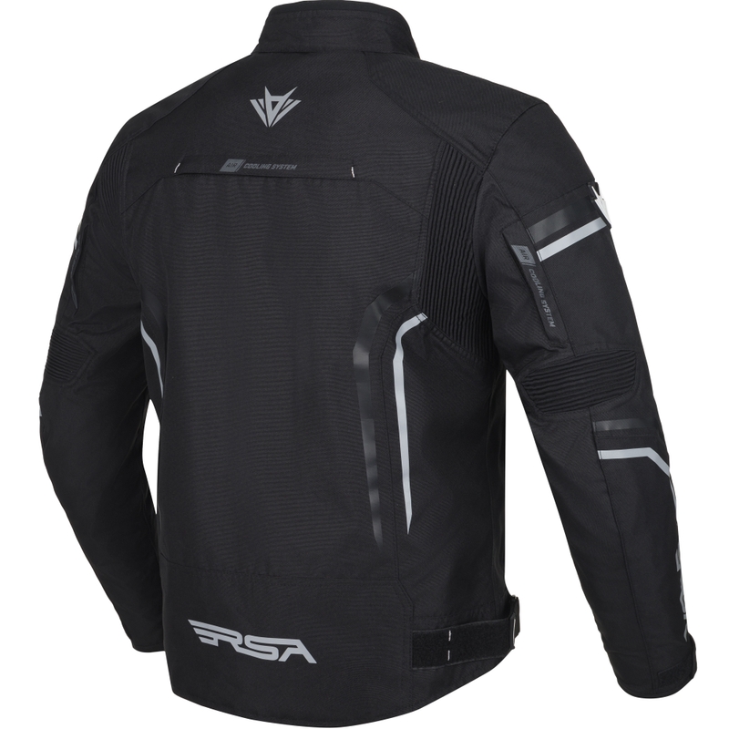 Geacă moto RSA Compact 2 negru-gri