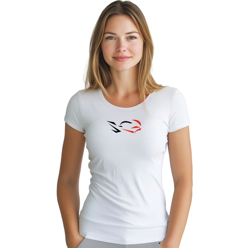 Tricou funcțional pentru femei nanosilver® RIDE alb