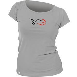 Tricou funcțional pentru femei nanosilver® RIDE gri