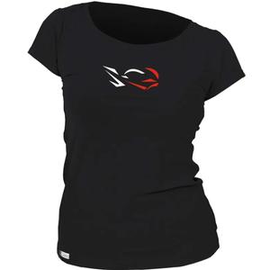 Tricou funcțional pentru femei nanosilver® RIDE negru