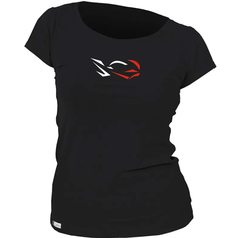Tricou funcțional pentru femei nanosilver® RIDE negru