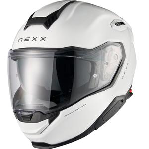 Cască de motocicletă Nexx X.TR Plain Full Face, albă