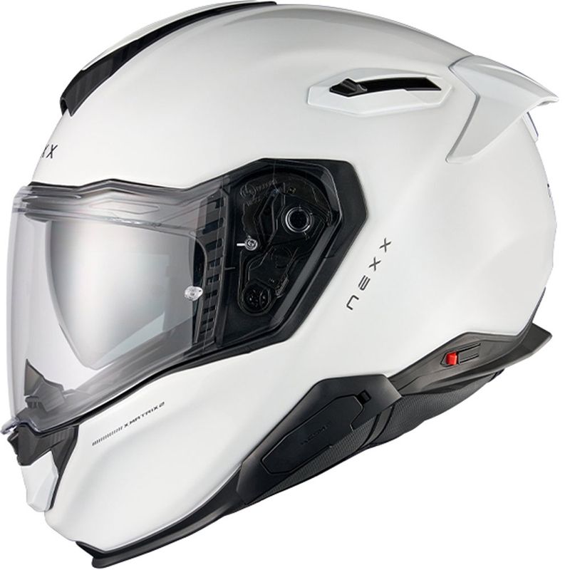 Cască de motocicletă Nexx X.TR Plain Full Face, albă