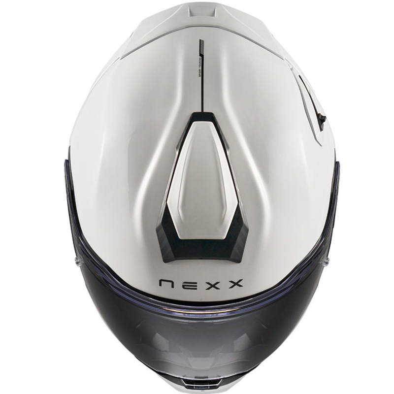 Cască de motocicletă Nexx X.TR Plain Full Face, albă