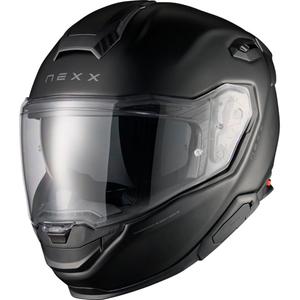 Cască de motocicletă Nexx X.TR Plain Full Face, neagră mată