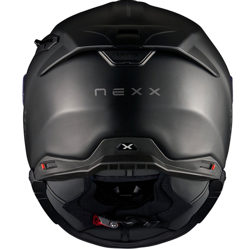 Cască de motocicletă Nexx X.TR Plain Full Face, neagră mată