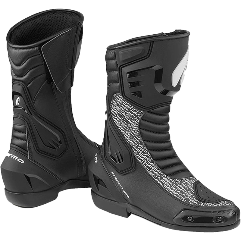 Cizme de motociclete Forma Freccia EVO alb-negru