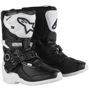 Ghete Motociclete Alpinestars Tech 3S Copii Alb-Negru