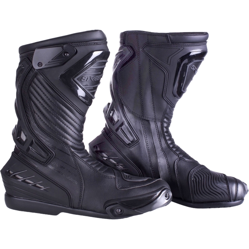 Ghete motociclete Street Racer Grid negre