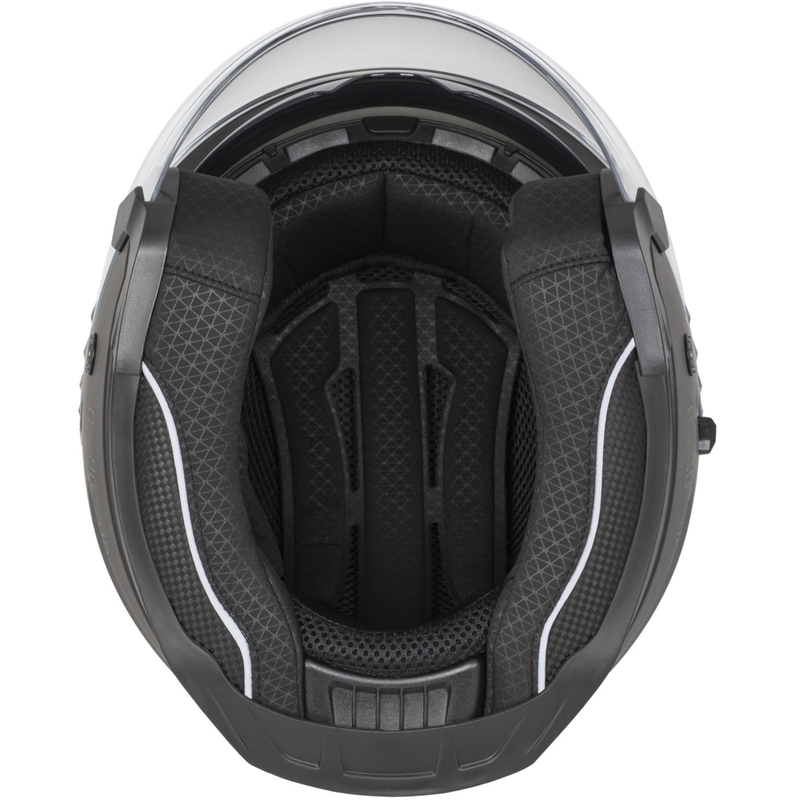 Cască de motocicletă Cassida Jet Tech 2.0 RoTo, neagră mată, gri-albă