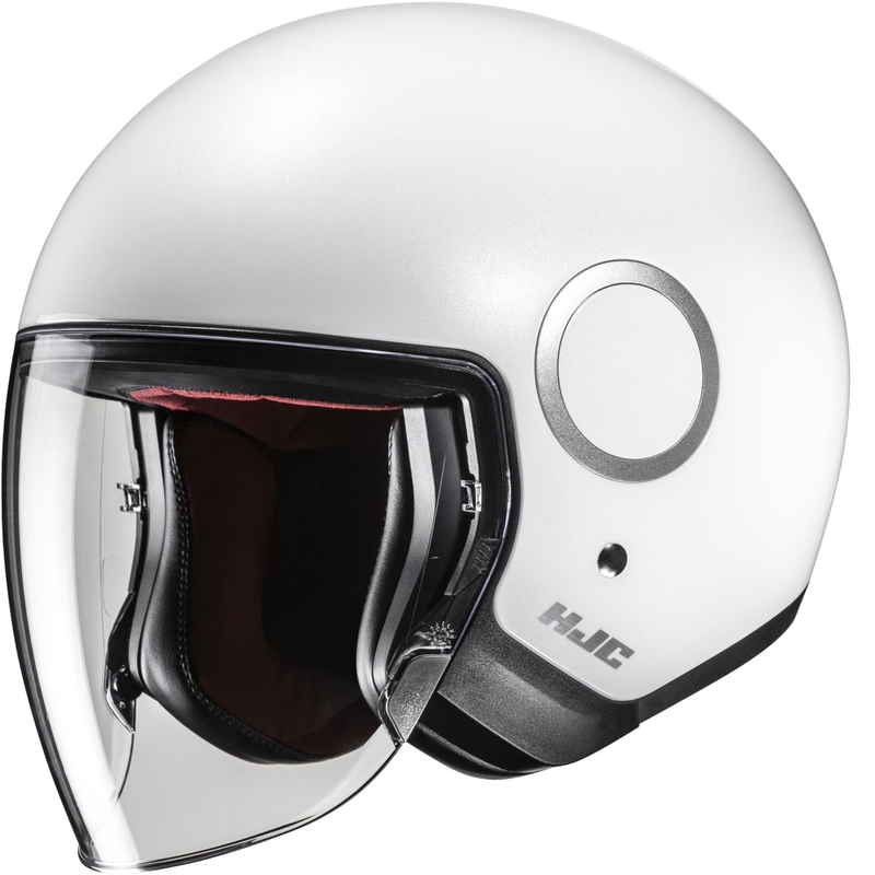 Cască de motocicletă deschisă HJC RPHA 40 Solid alb perlat