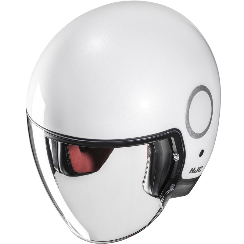 Cască de motocicletă deschisă HJC RPHA 40 Solid alb perlat