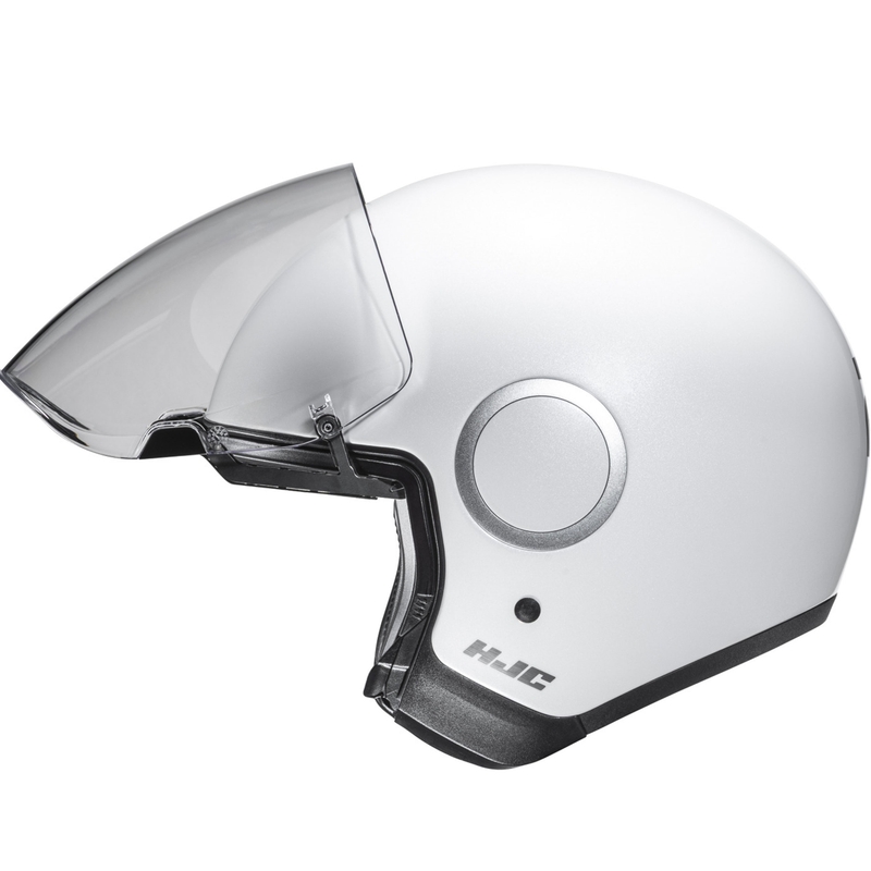 Cască de motocicletă deschisă HJC RPHA 40 Solid alb perlat