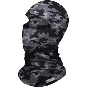 Glugă de motocicletă nanosilver® camuflaj gri camuflaj
