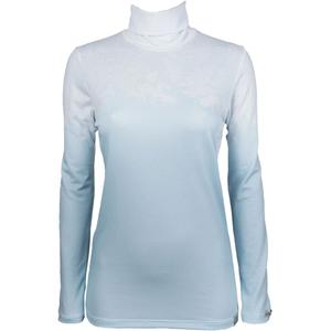 Tricou termic de damă nanosilver® Frozen albastru-alb II