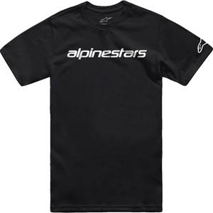 Tricou Alpinestars Linear Wordmark 2.0 CSF alb-negru