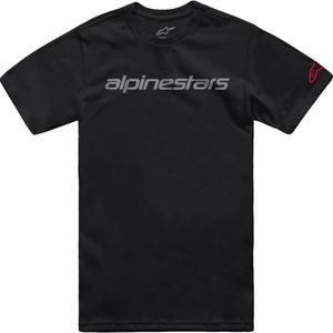 Tricou Alpinestars Linear Wordmark 2.0 CSF negru-gri-rosu