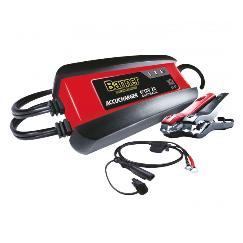 Încărcător de baterii Banner Accucharger 2A pentru baterii de 6/12V