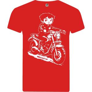 Tricou băiat pentru copii MotoZem Biker roșu