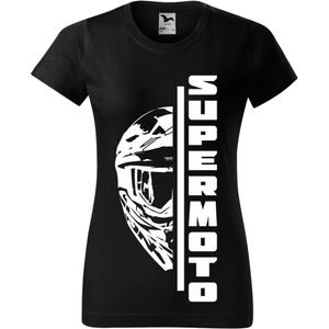 Tricou pentru femei SUPERMOTO negru