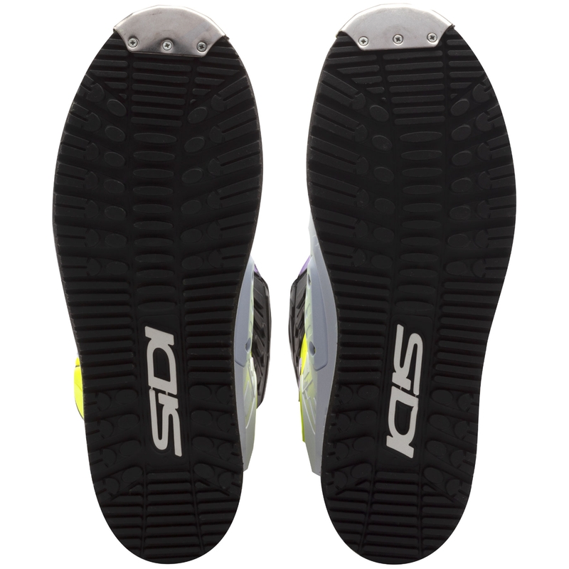 Ghete motociclete SiDi Crossair HD End BB002 violet-galben-alb