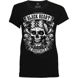 Tricou negru pentru femei Black Heart Miss Murder negru