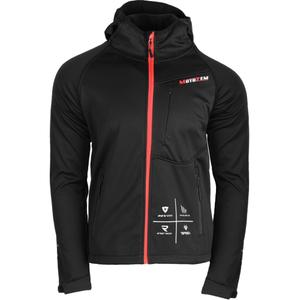 Geacă softshell MotoZem Racing Team negru-roșu