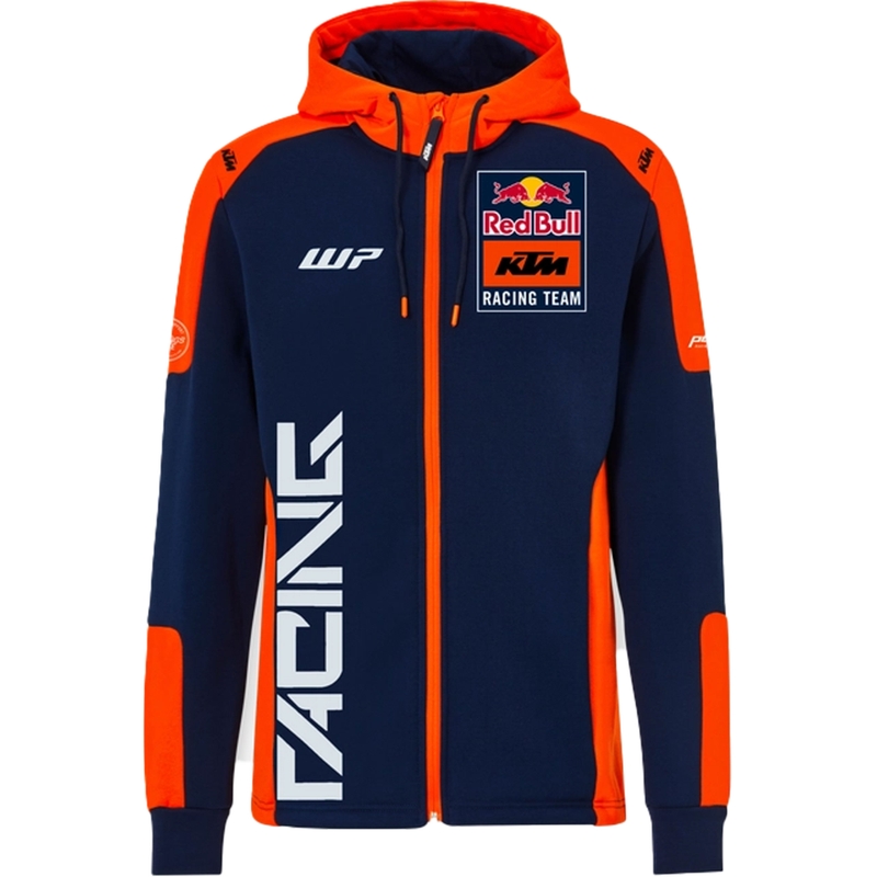 KTM Replica Team cu glugă albastru-portocaliu