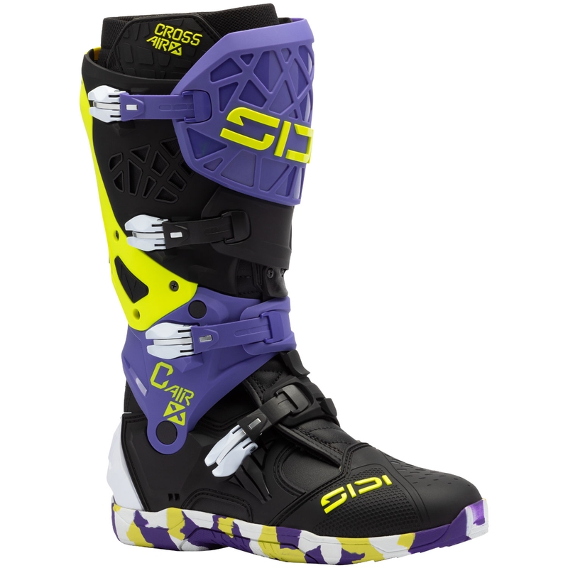 Ghete motociclete SiDi Crossair X negru-violet