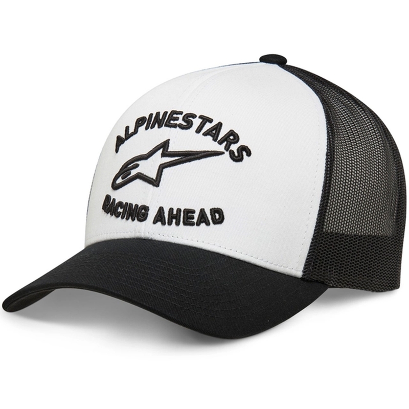 Șapcă Alpinestars Tripleer alb-negru-alb