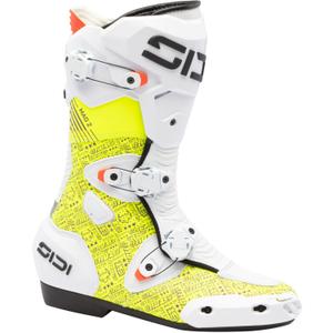 Ghete moto SiDi MAG 2 Air BTA001 alb-galben