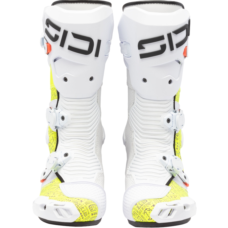 Ghete moto SiDi MAG 2 Air BTA001 alb-galben