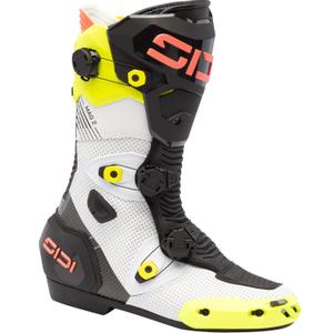 Ghete moto SiDi MAG 2 Air galben fluo-corai fluo