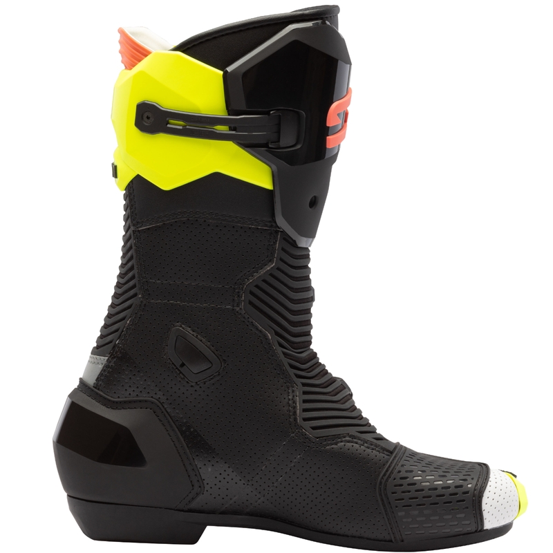 Ghete moto SiDi MAG 2 Air galben fluo-corai fluo