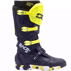 Ghete moto SiDi Crossair X RACR002 galben fluo-negru