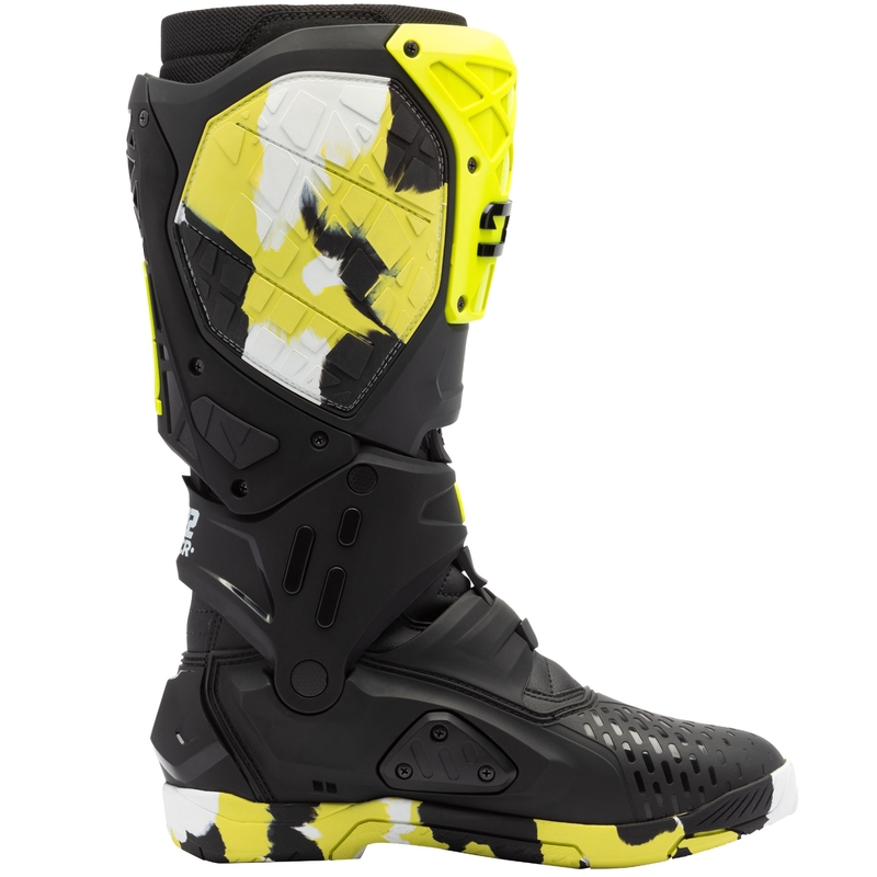 Ghete moto SiDi Crossair X RACR002 galben fluo-negru