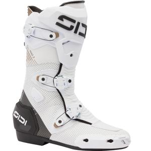 Ghete moto SiDi MAG 2 Air alb-negru