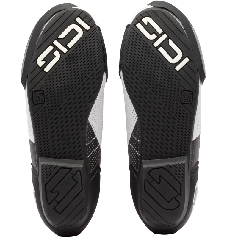 Ghete moto SiDi MAG 2 Air alb-negru-roșu