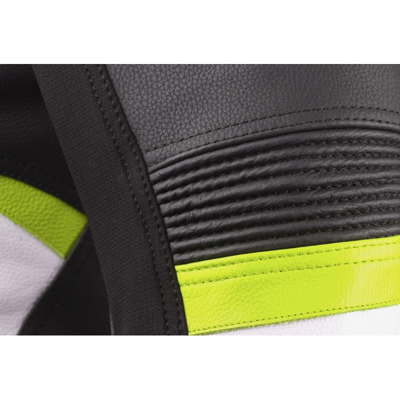 Geacă moto Street Racer Bexter negru-alb-galben fluorescent lichidare