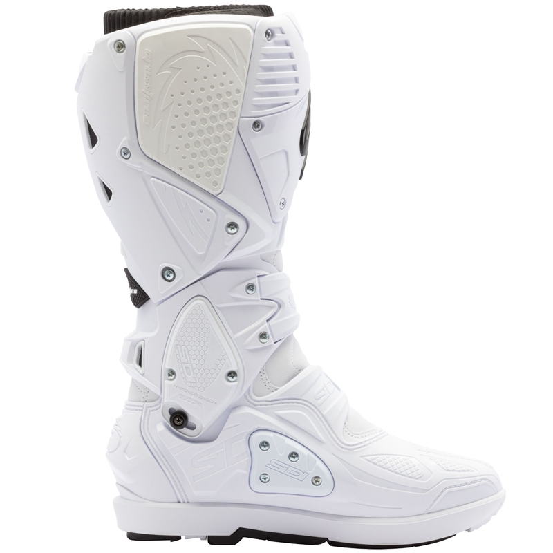 Ghete motociclete SiDi Crossfire 3 SRS alb-negru