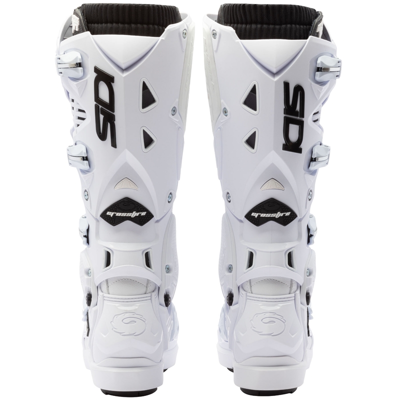 Ghete motociclete SiDi Crossfire 3 SRS alb-negru