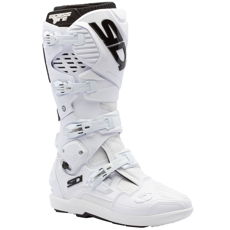 Ghete motociclete SiDi Crossfire 3 SRS alb-negru
