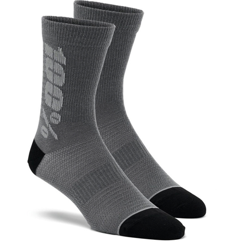 Șosete 100% - USA Rythym Merino Wool negru-gri