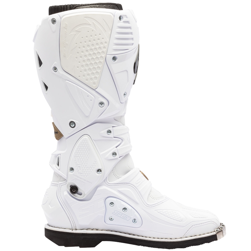 Ghete motociclete SiDi Crossfire 3 alb-bronz