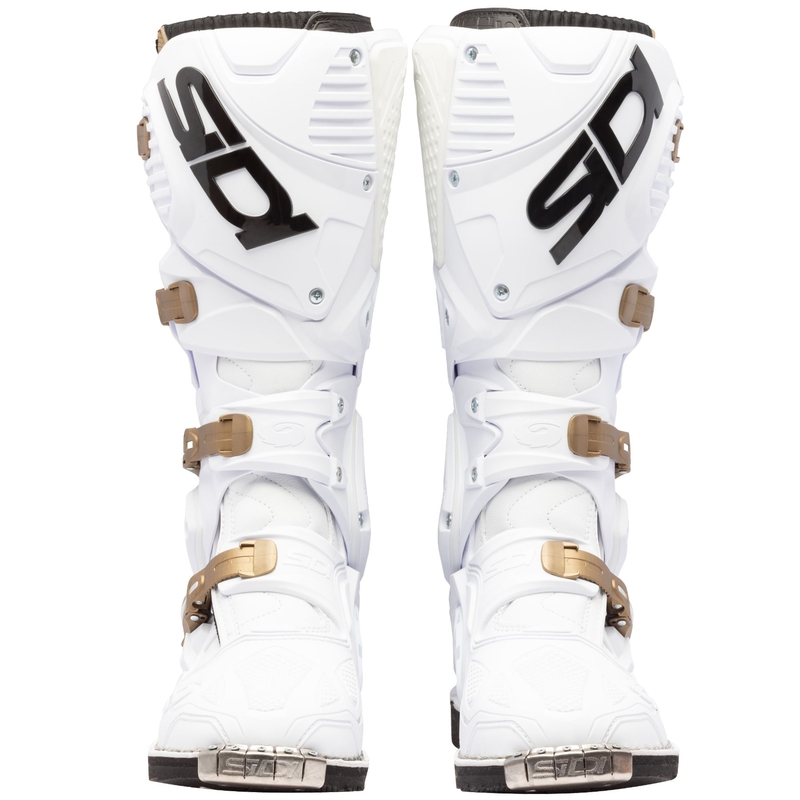 Ghete motociclete SiDi Crossfire 3 alb-bronz