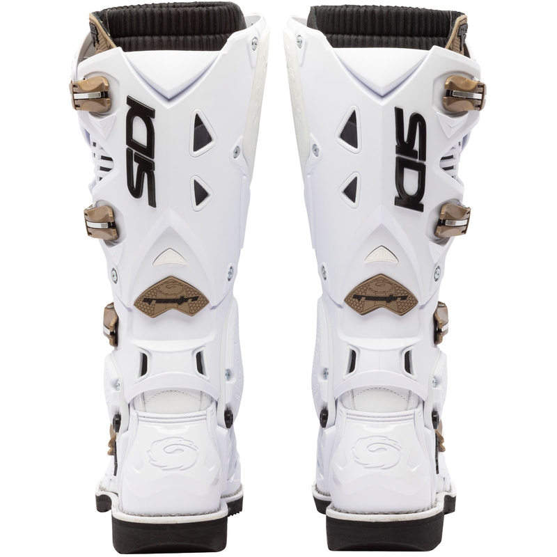 Ghete motociclete SiDi Crossfire 3 alb-bronz