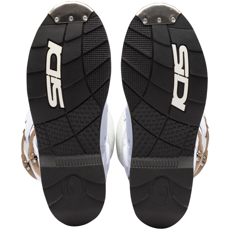 Ghete motociclete SiDi Crossfire 3 alb-bronz