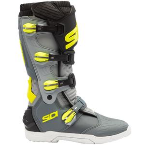 Ghete motociclete SiDi X Power SC gri-galben fluo
