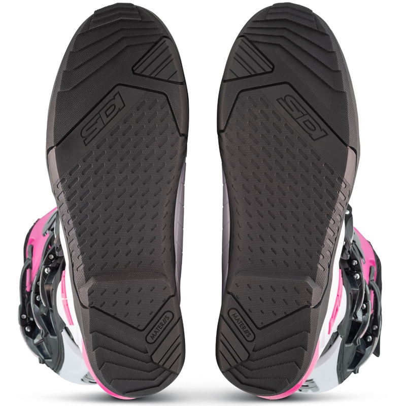 Ghete motociclete SiDi X Power SC alb-negru-roz