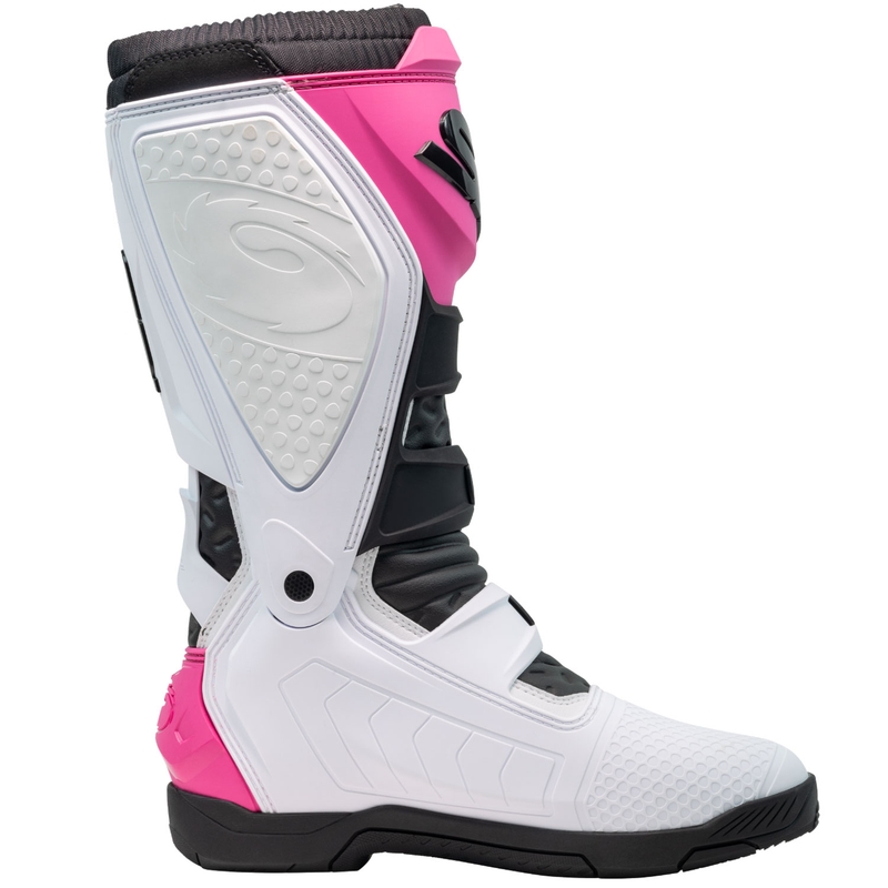 Ghete motociclete SiDi X Power SC alb-negru-roz